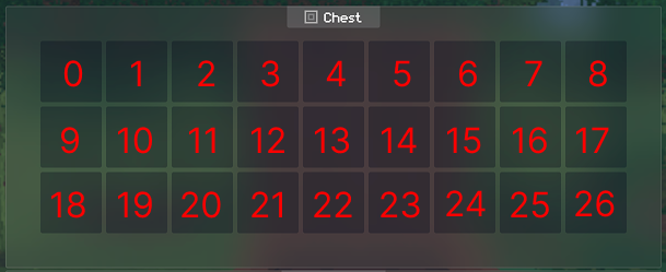 chest inventory labelled